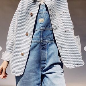 ✨ NWT Hey Gang Barn Coat – Conductor Stripe – Size 1